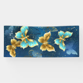 Gouden vlinders spandoek (Horizontaal)