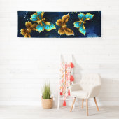 Gouden vlinders spandoek (Insitu)