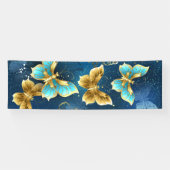 Gouden vlinders spandoek (Horizontaal)