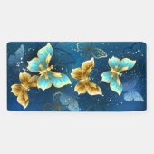 Gouden vlinders spandoek (Horizontaal)