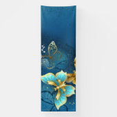 Gouden vlinders spandoek (Verticaal)