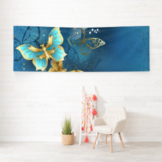 Gouden vlinders spandoek