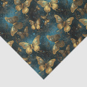 Gouden vlinders tissuepapier (Detail)