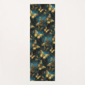 Gouden Vlinders Yoga Mat (Voorkant)