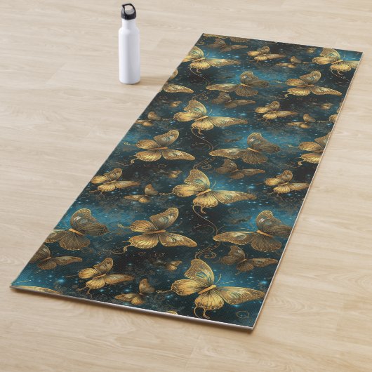 Gouden Vlinders Yoga Mat (In situ)
