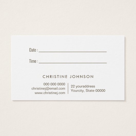 gouden vlindervalskaart visitekaartje (Achterkant)