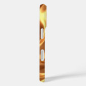 Gouden vloeibare iPhone 16 hoes (Achterkant / Rechts)