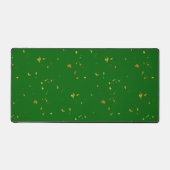 Gouden vlokken op Smaragdgroen Bureaumat (Voorkant)