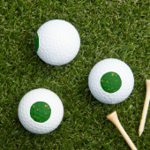 Gouden vlokken op Smaragdgroen Golfballen (Insitu Gras)