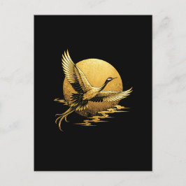 Gouden vlucht briefkaart