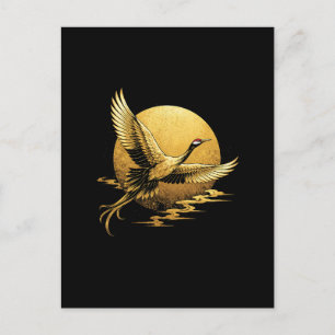 Gouden vlucht briefkaart