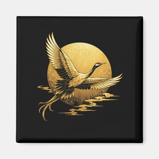 Gouden vlucht magneet (Voorkant)
