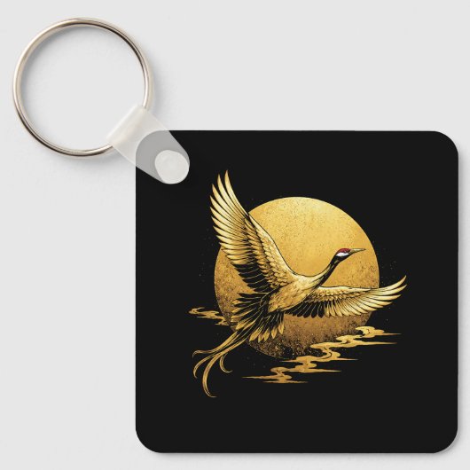 Gouden vlucht sleutelhanger (Voorkant)