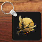 Gouden vlucht sleutelhanger (Voorkant)