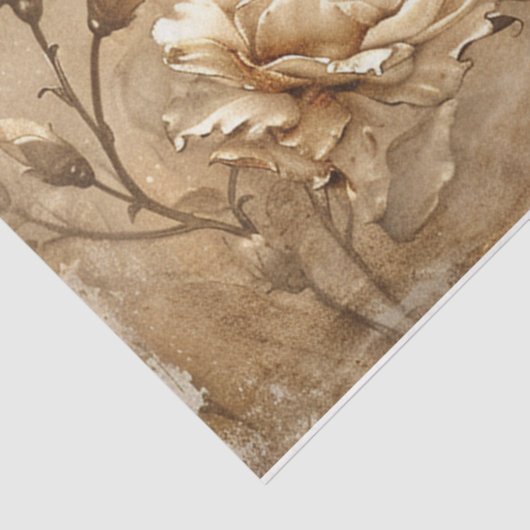 Gouden vlucht tissuepapier (Detail)