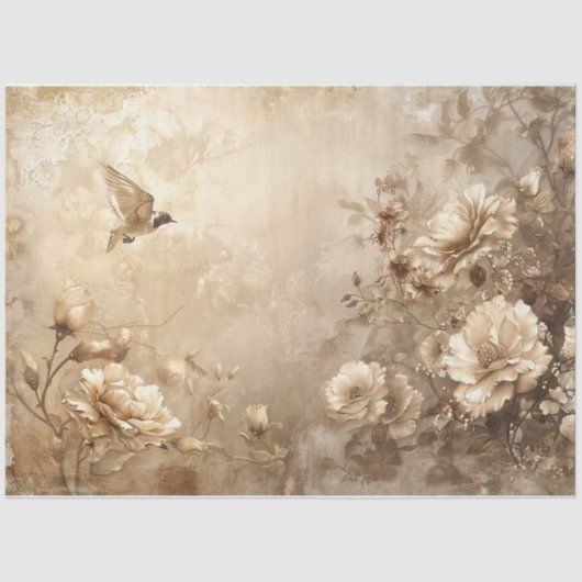 Gouden vlucht tissuepapier (Voorkant)