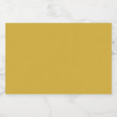 Gouden voedselcontainerlabel voedselcontainer etiket (Enkel label)