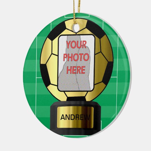 gouden voetbal - ornament (Links)
