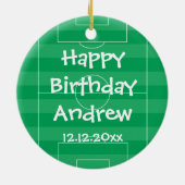  gouden voetbal - ornament (Achterkant)