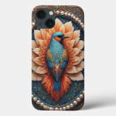 Gouden Vogel in  Decoratief Lijst Case-Mate iPhone Case (Achterkant)