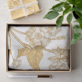 Gouden Vogel in Gouden Bloei Tissuepapier (Geschenk)