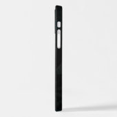 Gouden vogel schedel op zwarte achtergrond iPhone hoesje (Linkerkant)