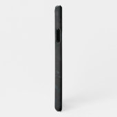 Gouden vogel schedel op zwarte achtergrond iPhone hoesje (Rechterkant)