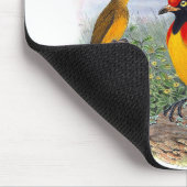 gouden vogel van het paradijs - Mousepad Muismat (Hoek)