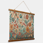 Gouden volkskunst wandtapijt opknoping hangend wandkleed (Gebogen)