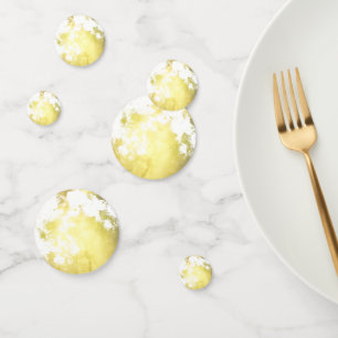 Gouden Volle Maan fase Confetti