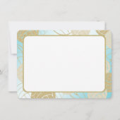 Gouden Volleybal Platte Kaart Bedankt (Voorkant)