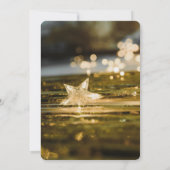 Gouden volwassen dubbele gezamenlijke verjaardagsf kaart (Achterkant)