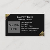 gouden voor en achterste Visitekaartjes (Achterkant)