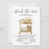 Gouden Voorraad de Bar Cocktail bar winkelwagen Do Kaart (Voorkant)