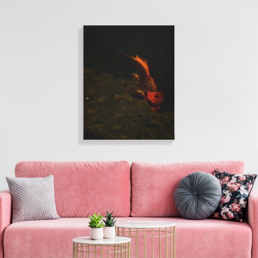 gouden vrede canvas afdruk (Insitu (Woonkamer))