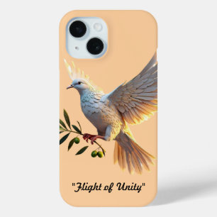Gouden vredige ochtenden iPhone 15 case