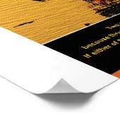 Gouden vriendschap poster (Hoek)