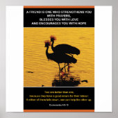 Gouden vriendschap poster (Voorkant)