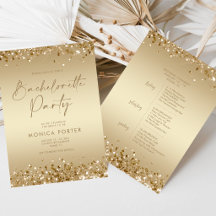 Gouden vrijgezellenfeest Itinerary, Hen Weekend