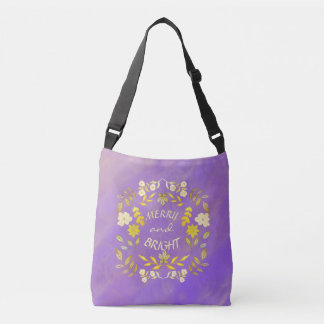 GOUDEN VROLIJKHEID EN HELDER gepersonaliseerd Crossbody Tas