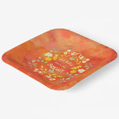 GOUDEN VROLIJKHEID EN HELDER gepersonaliseerd Papieren Bordje (Gebogen)