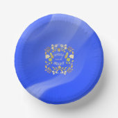 GOUDEN VROLIJKHEID EN HELDER gepersonaliseerd Papieren Kommen (Voorkant)