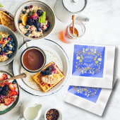 GOUDEN VROLIJKHEID EN HELDER gepersonaliseerd Servet