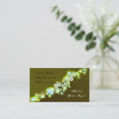 gouden vuren visitekaartje (Staand voorkant)