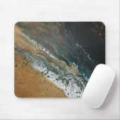 Gouden Wake Art Mousemat Muismat (Met muis)