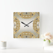 Gouden  wandklok (Huis)