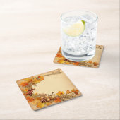 Gouden wandtapijt van Herfst: kransoogst Kartonnen Onderzetters (Insitu)