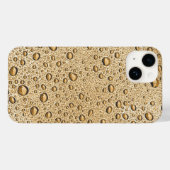 Gouden waterdruppels Case-Mate iPhone case (Achterkant (horizontaal))