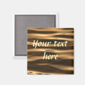 Gouden watermagneet magneet (Voorkant / Achterkant)