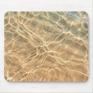Gouden Waterreflecties Natuur Muismat